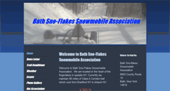 Desktop Screenshot of bathsnowmobileclub.com